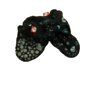 Zutano Boys Black Space Booties size: 6 Months